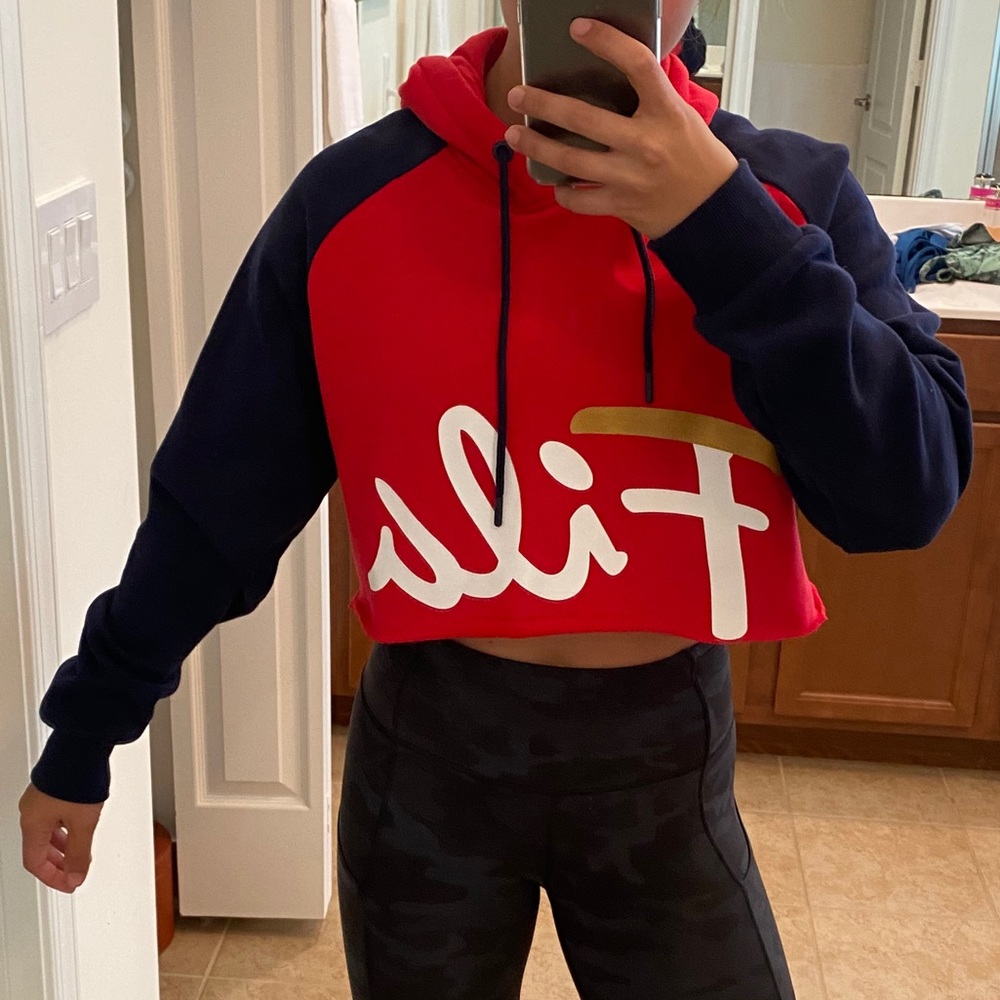 Fila cropped hoodie